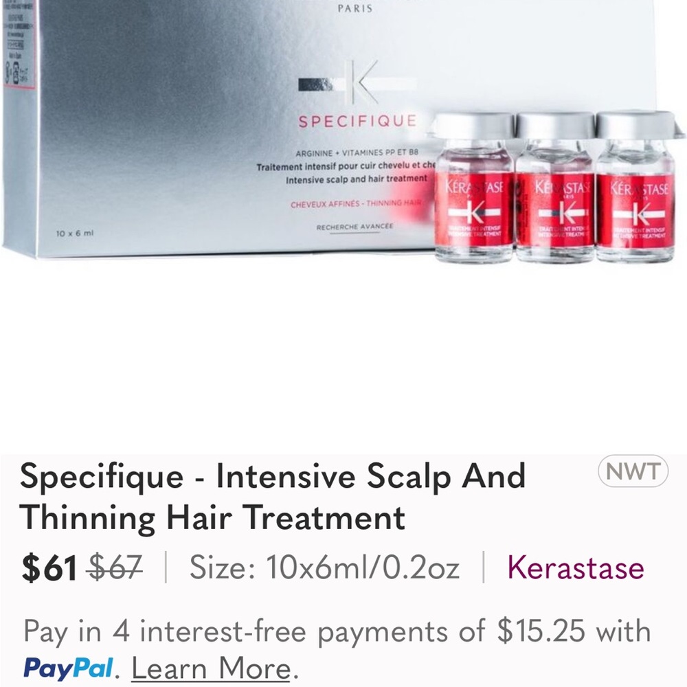 Specifique - Intensive Scalp And Thinning Hair Treatment